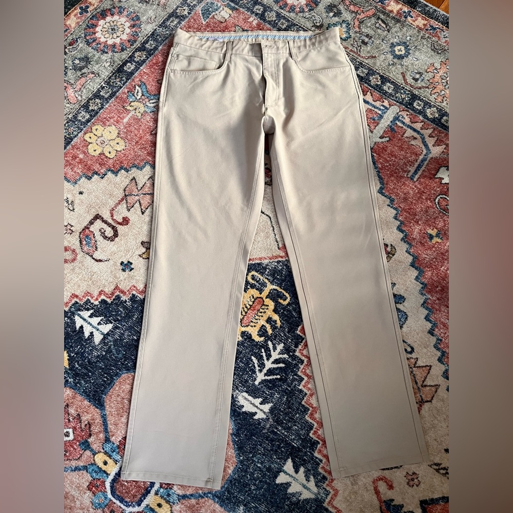 Beige FootJoy Golf Pants
